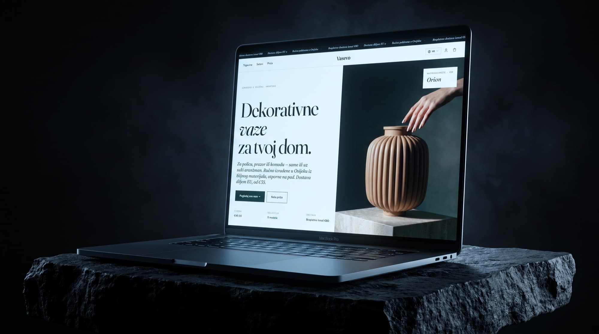 Vasevo — an EU-wide vase store with zero platform fees